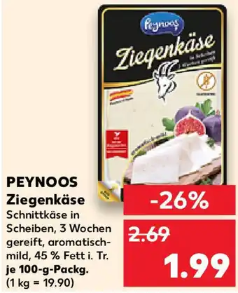 Kaufland PEYNOOS Ziegenkäse Angebot