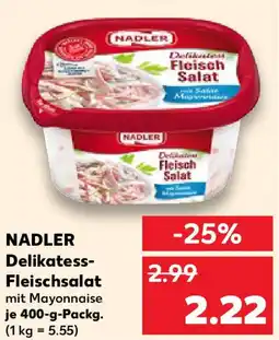Kaufland NADLER Delikatess- Fleischsalat Angebot