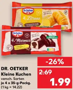 Kaufland DR. OETKER Kleine Kuchen Angebot