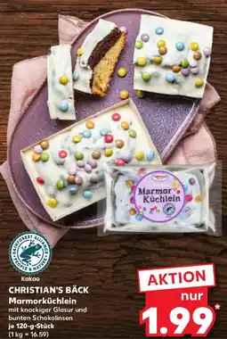 Kaufland CHRISTIAN'S BÄCK Marmorküchlein Angebot