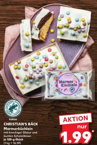 Kaufland CHRISTIAN'S BÄCK Marmorküchlein Angebot
