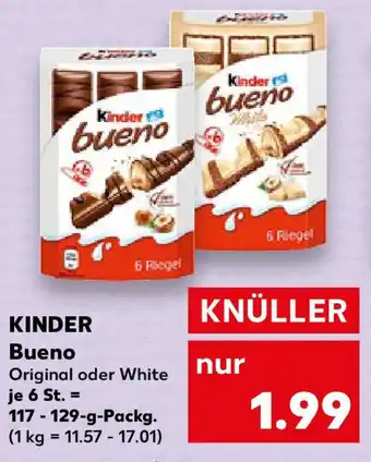 Kaufland KINDER Bueno Angebot