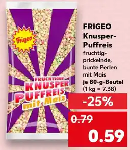 Kaufland FRIGEO Knusper- Puffreis Angebot