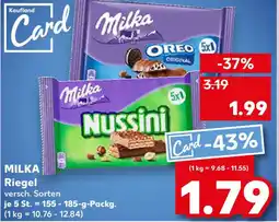Kaufland MILKA Riegel Angebot