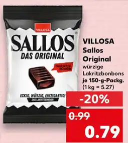 Kaufland VILLOSA Sallos Original Angebot
