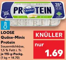 Kaufland LOOSE Quäse-Minis Protein Angebot