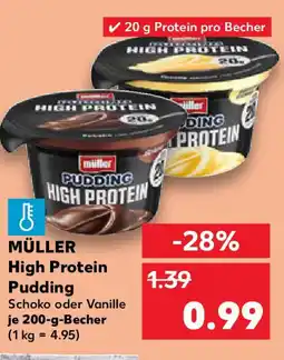 Kaufland MÜLLER High Protein Pudding Angebot