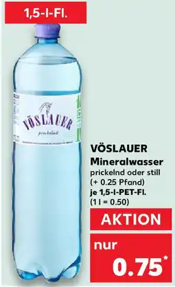 Kaufland VÖSLAUER Mineralwasser Angebot