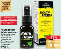 Kaufland MOUTH ENERGY Koffein-Mundspray Angebot