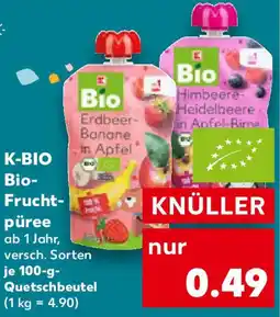Kaufland K-BIO Bio- Frucht- püree Angebot