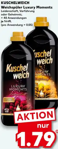 Kaufland KUSCHELWEICH Weichspüler Luxury Moments Angebot