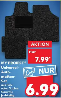 Kaufland MY PROJECT Universal- Auto- matten- Set Angebot