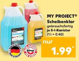 Kaufland MY PROJECT Scheibenklar Angebot