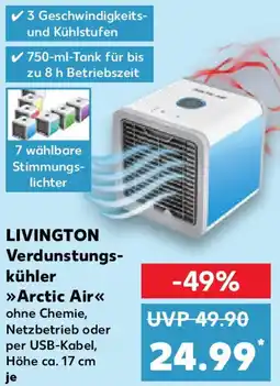 Kaufland LIVINGTON Verdunstungs- kühler Arctic Air Angebot
