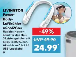 Kaufland LIVINGTON Power- Body- Luftkühler Cool2Go Angebot