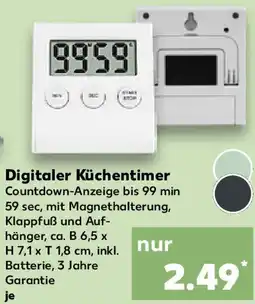 Kaufland Digitaler Küchentimer Angebot