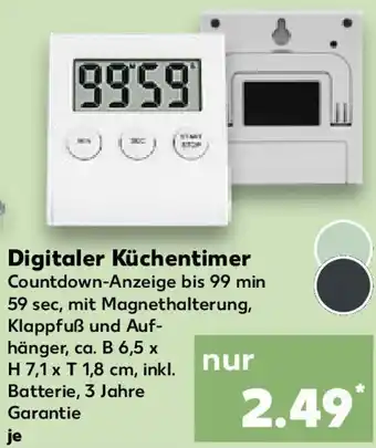 Kaufland Digitaler Küchentimer Angebot