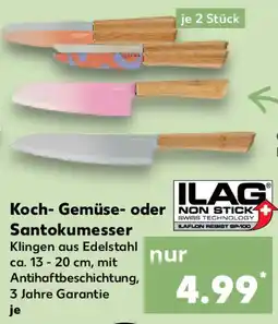 Kaufland Koch- Gemüse- oder Santokumesser Angebot
