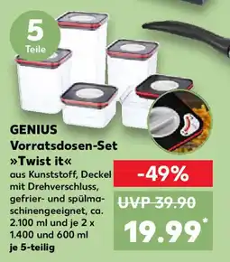 Kaufland GENIUS Vorratsdosen-Set Twist it Angebot