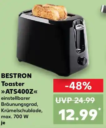 Kaufland BESTRON Toaster ATS400Z Angebot
