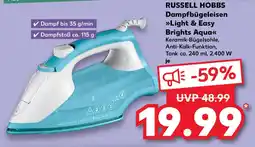 Kaufland RUSSELL HOBBS Dampfbügeleisen Light & Easy Brights Aqua Angebot