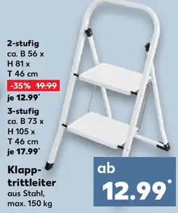 Kaufland Klapp- trittleiter Angebot