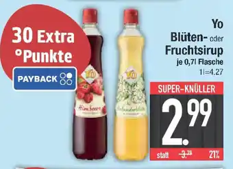 E-Center Yo Blüten- oder Fruchtsirup Angebot