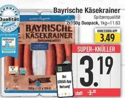 E-Center Bayrische Käsekrainer Angebot
