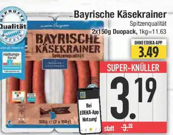 E-Center Bayrische Käsekrainer Angebot