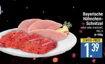E-Center Bayerische Hähnchen- Schnitzel Angebot