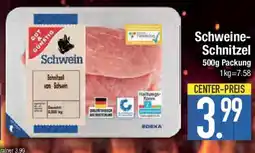 E-Center GUt & GÜNSTIG Schweine- Schnitzel Angebot