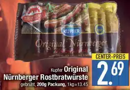E-Center Kupfer Original Nürnberger Rostbratwürste Angebot