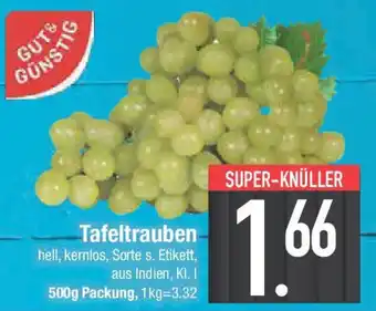 E-Center GUT&GÜNSTIG Tafeltrauben Angebot