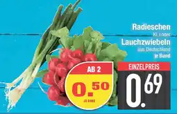 E-Center Radieschen oder Lauchzwiebeln Angebot