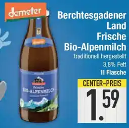 E-Center demeter Berchtesgadener Land Frische Bio-Alpenmilch Angebot