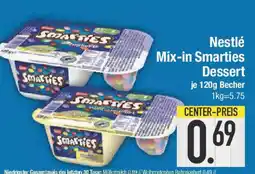 E-Center Nestlé Mix-in Smarties Dessert Angebot