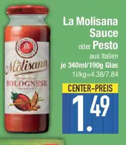 E-Center La Molisana Sauce oder Pesto Angebot