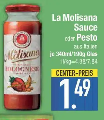 E-Center La Molisana Sauce oder Pesto Angebot