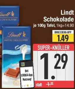 E-Center Lindt Schokolade Angebot