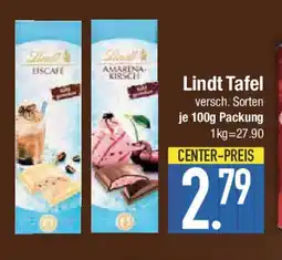 E-Center Lindt Tafel Angebot
