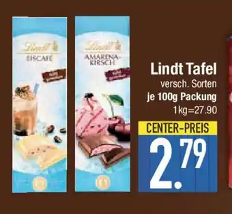 E-Center Lindt Tafel Angebot