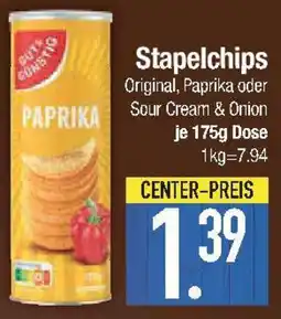 E-Center GUT&GUNSTIG Stapelchips Angebot