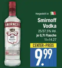 E-Center Smirnoff Vodka Angebot