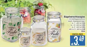 E-Center Bügelverschlussglas Angebot
