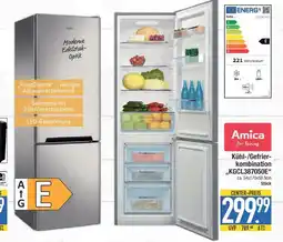 E-Center Amica for living Kühl-/Gefrier- kombination ,,KGCL387050E Angebot