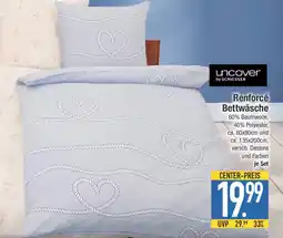 E-Center uncover by SCHIESSER Renforcé Bettwäsche Angebot