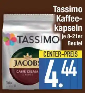 E-Center Tassimo Kaffee- kapseln Angebot