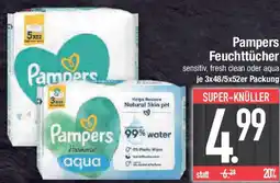 E-Center Pampers Feuchttücher Angebot