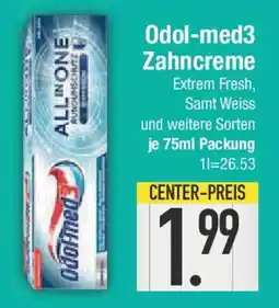 E-Center Odol-med3 Zahncreme Angebot