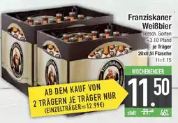 E-Center Franziskaner Weißbier Angebot